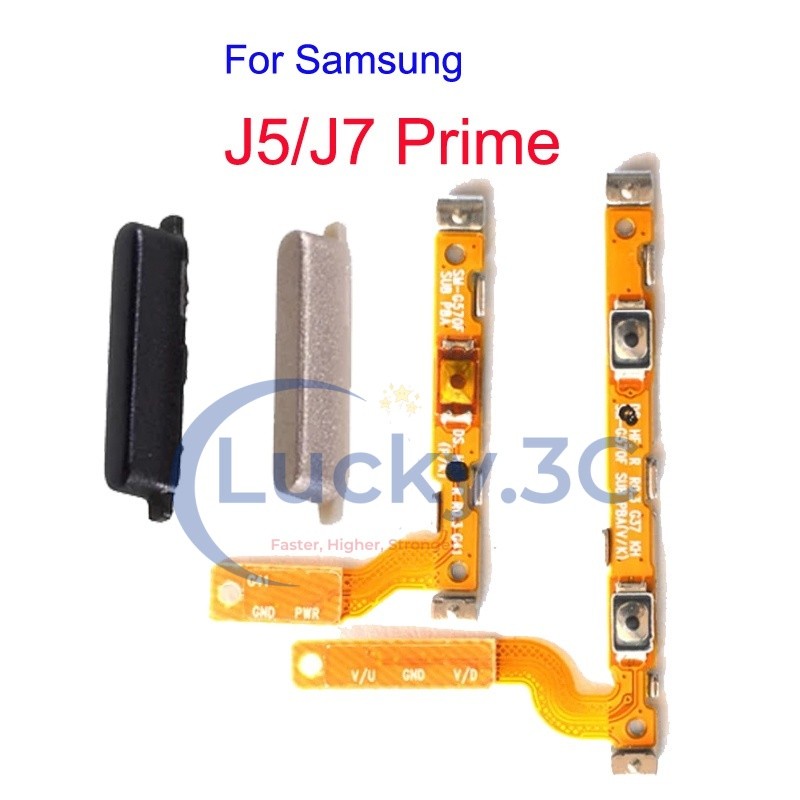 ปุ่มปรับระดับเสียงไฟ Flex สําหรับ Samsung Galaxy J5 J7 Prime G570 G610 ON 5 7 ON5 ON7
