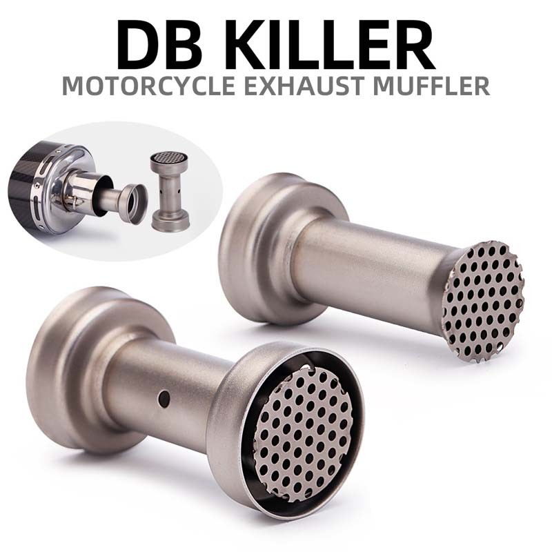 Universal DB Killer สําหรับ 51 มม./2" ID ท่อไอเสียรถจักรยานยนต์ท่อไอเสีย Silencer