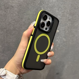 เคสโทรศัพท์สําหรับiphone 16 ProMax Magnetic Matte CASE iPhone 11 12 13 14 15 16 Pro Max iPhone 14/15/16 Plusกันกระแทกและป้องกันการตกกระแทกปลอกป้องกัน