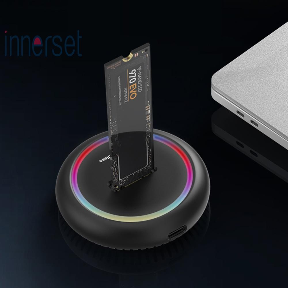 M.2 NVME+NGFF SSD Enclosure USB 3.1 Gen2 10Gbps SSD Case M.2 SSD Docking Station [ชุดภายใน.th]