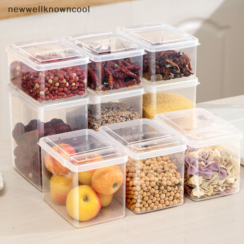 Newwellknowncool Flip Lid Spice Organizer กล่องปรุงรสปิดผนึกพริกไทยครัว Anise อบเชยกรณีในครัวเรือน Dispenser ห้องครัวคอนเทนเนอร์ AAD