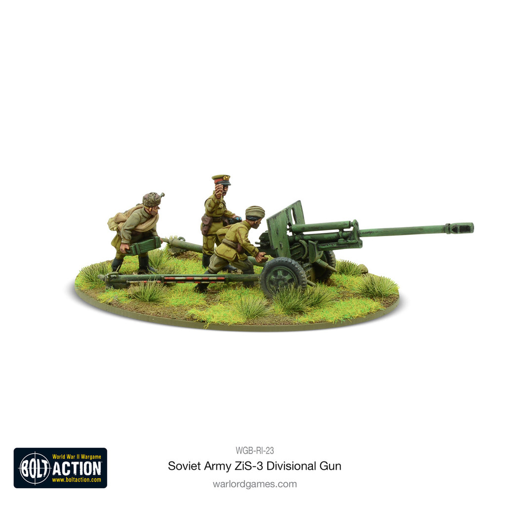 [พร้อมส่ง] WARLORD GAMES : BOLT ACTION: Soviet ZIS-3 76mm Divisional Gun โมเดล