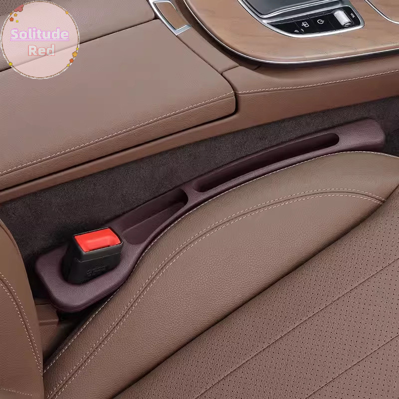 Solitudered 1 คู่ Universal Car Seat Gap Plug Strip Side Seam Car Gap Filler Leak Proof Seat Gap Storage Organizer ตกแต่งภายใน TH