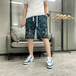 SH101 HOME กางเกงขาสั้นแฟชั่นน่ารัก สามารถสวมใส่ได้ทั้งชายหญิง ลวดลายสมัยใหม่ใส่สบาย QC-DK8010