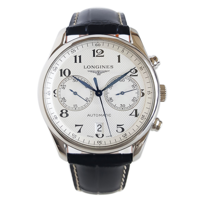 Longines Longines Longines นาฬิกาชายช่างฝีมือที่มีชื่อเสียงเหล็กนาฬิกากลไกอัตโนมัติ L2.629.4.78.3