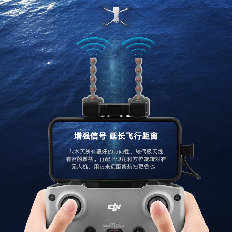 สําหรับ DJI NEO มือถือเที่ยวบินกล้องรับสัญญาณสําหรับ MINI3/4PRO รีโมทคอนโทรลขยายช่วงสําหรับ AIR3 Yagi เสาอากาศอุปกรณ์เสริม