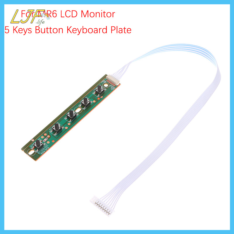 Ljf 1 PC 5 ปุ่มแป้นพิมพ์แผ่น SMD Plug-in Driver Board OSD ควบคุมสําหรับ MR6 LCD Monitor TH