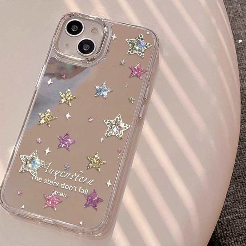 Make-up Mirror Softโปร่งใสกรณีAnti-FallสําหรับiPhone 16 Promax 15 Promax 12 13 Mini 14plus 11 Pro Max X XS XR XS Max 7 8 plus Se2020