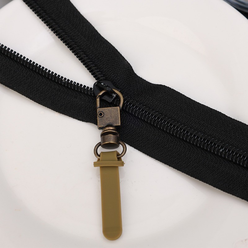 1/4 ชิ้นที่ถอดออกได้ซิปดึงเปลี่ยนซิป Puller Lever ล็อคสําหรับแจ็คเก็ตกระเป๋ากระเป๋าเดินทางโลหะหัวซิปซ่อม Ki