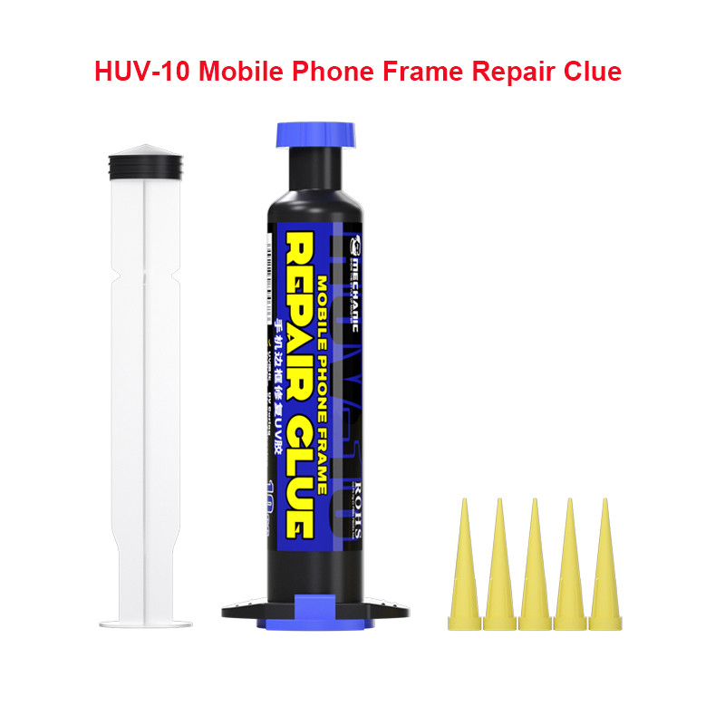 Mechanic HUV-10 ซ่อมกรอบโทรศัพท์มือถือ Clue สีโปร่งใส UV Fast Curing กาวซ่อมกรอบประสิทธิภาพสูง
