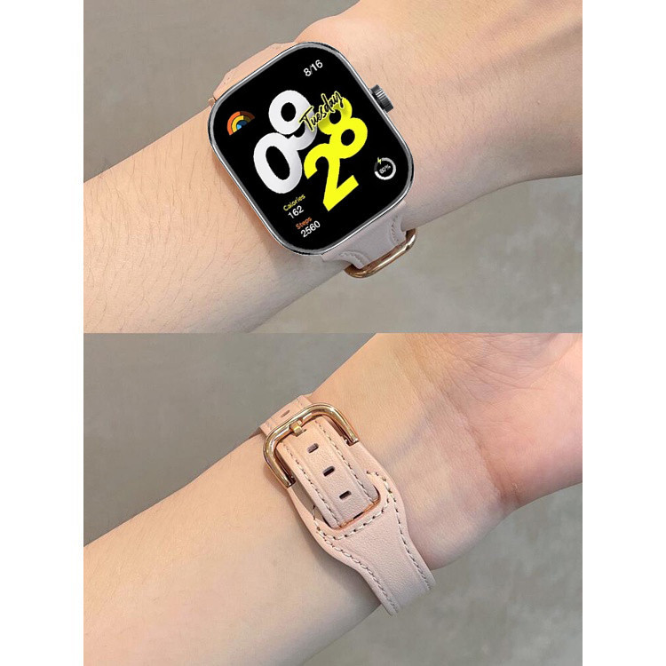 สําหรับ Xiaomi Redmi Watch 4 3 Active Smart Watch Replacement Strap สายรัดข้อมือ Redmi Watch 4 Thin Leather Watch Band