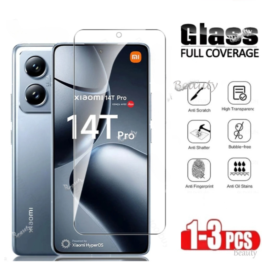 สําหรับxiaomi 14T Proป้องกันหน้าจอฟิล์มสําหรับXiaomi 14T 14 T Pro 14TPro Xiaomi 13T Pro Mi14T Xiaomi14T 5GใสดูกระจกนิรภัยHDฟิล์มแก้วป้องกันXiaomi14TPro