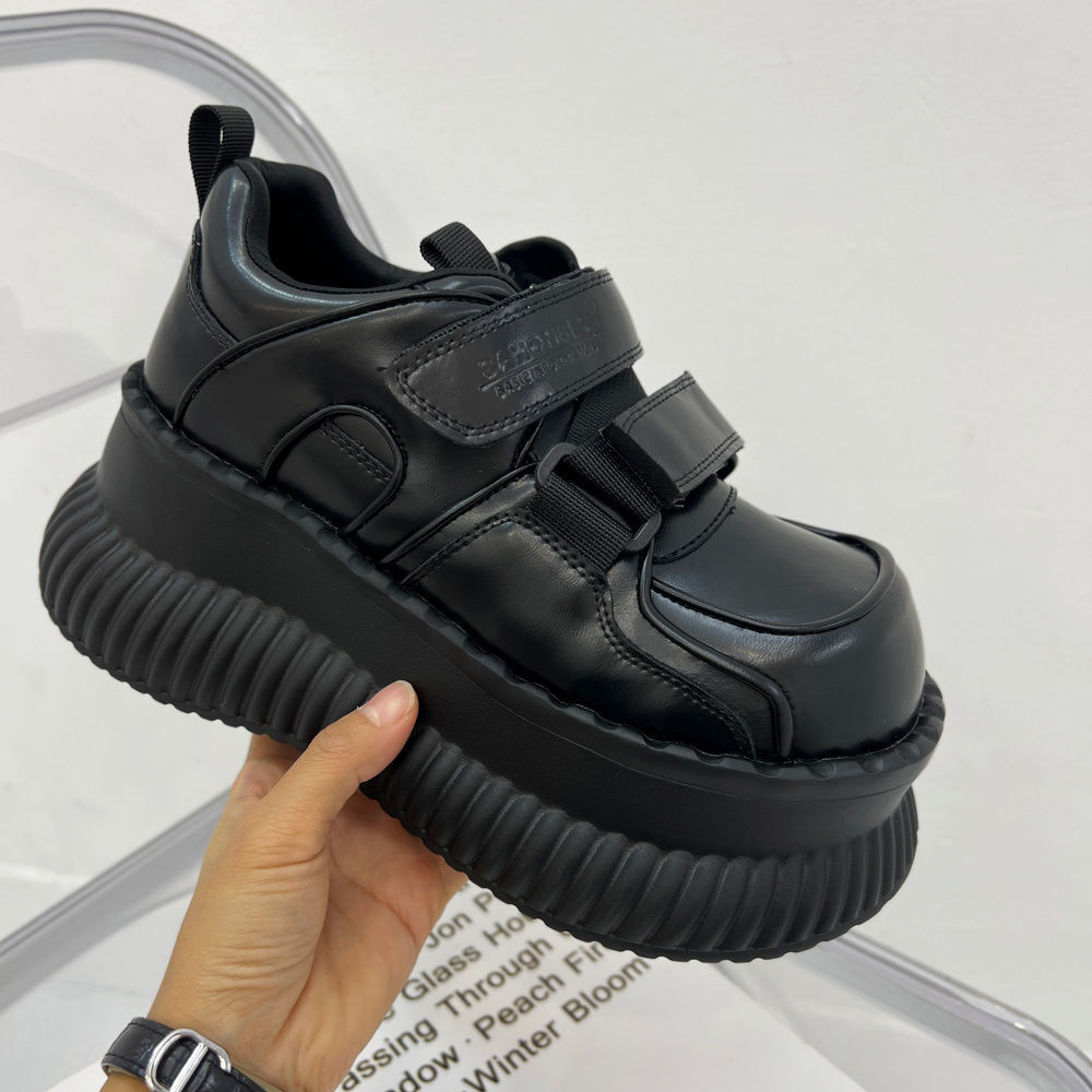 ขายร้อน! F & X รองเท้าแพลตฟอร์ม Millard Marianne รองเท้าผู้หญิงพื้นหนาสไตล์วิทยาลัย2024รุ่นใหม่รองเท้าคุณพ่อหญิง INS แพลตฟอร์มรองเท้าลำลองหัวใหญ่