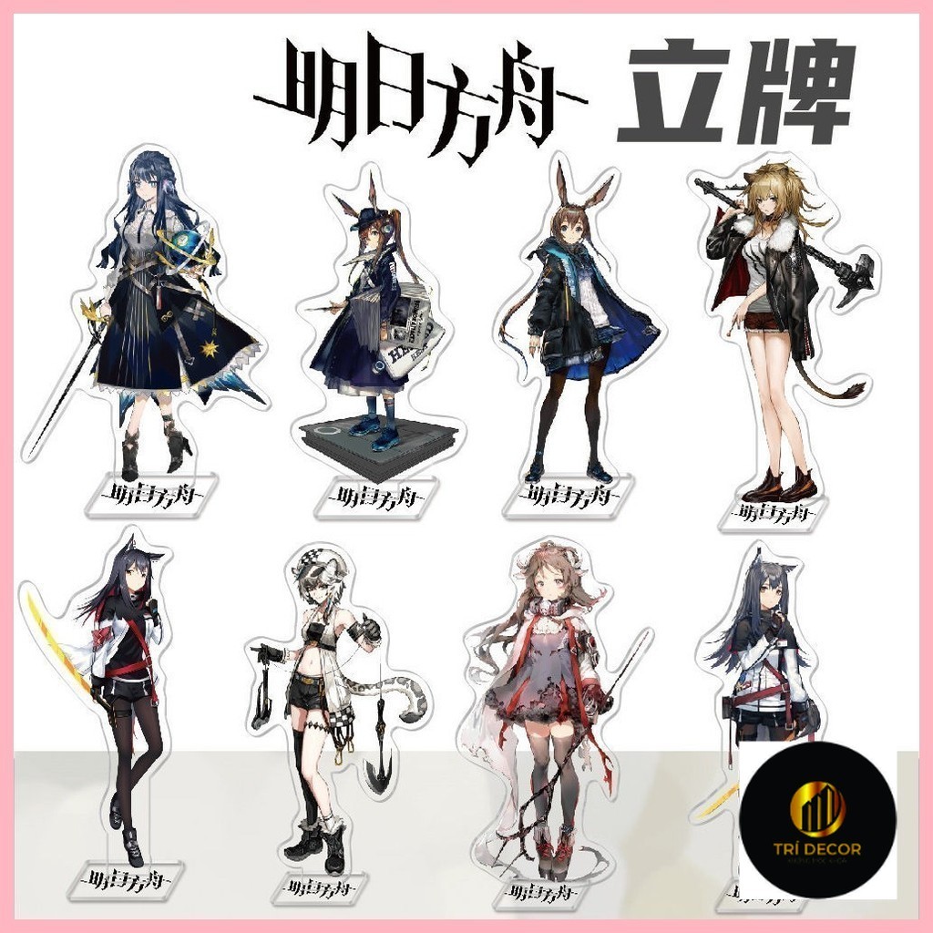 ใหม่ Arknights Arknights Muelsyse Texas Amiya อะนิเมะเกมรูปพรุ่งนี้ Ark Amiya Mousse HD อะคริลิคสองด