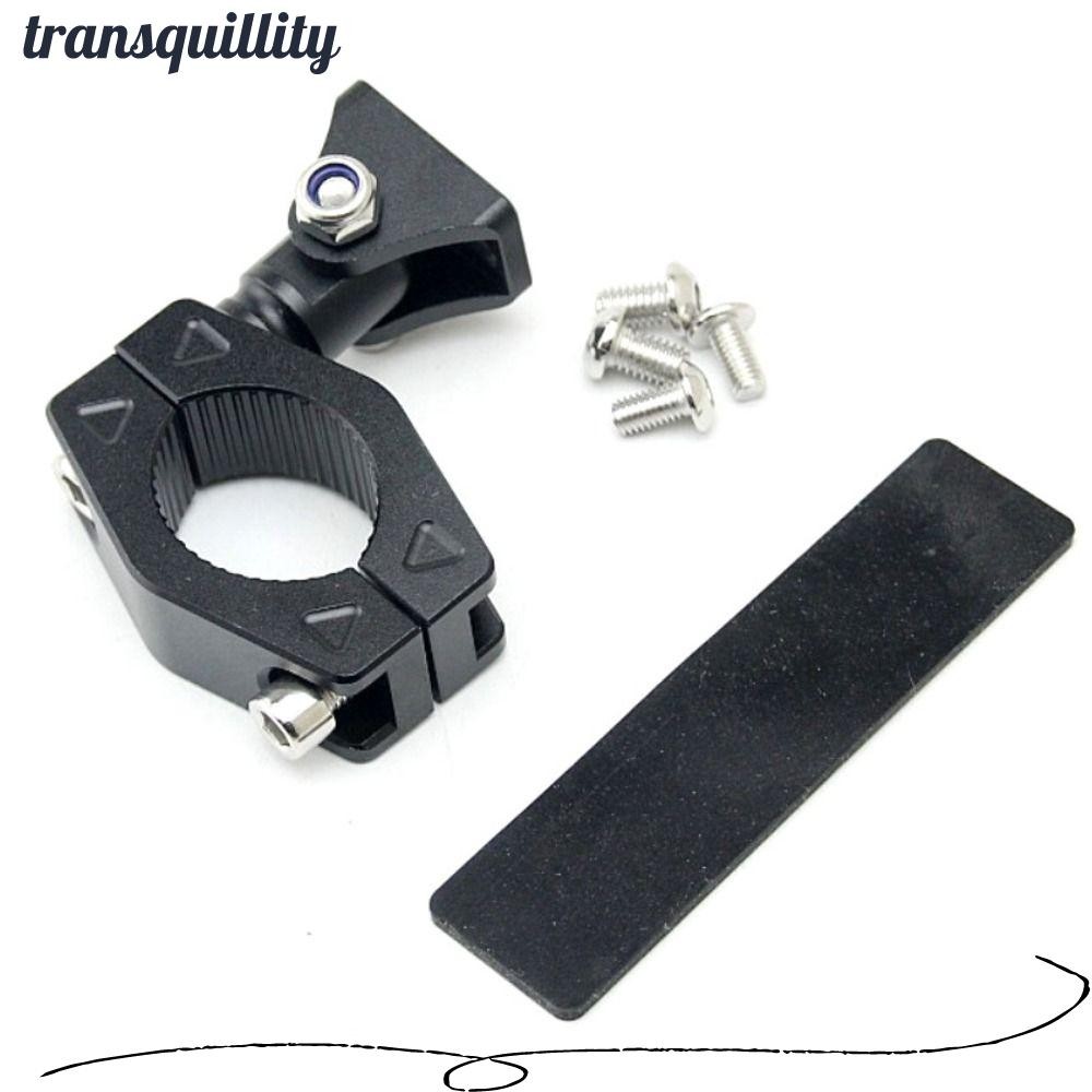 ขายึดสปอตไลท์รถจักรยานยนต์ TRANSQUILLITY, สีดํา 20 มม.-33 มม.ขายึดโคมไฟมอเตอร์ไซค์, อลูมิเนียมอัลลอยด์ทนทานไฟเลี้ยว Mount อุปกรณ์มอเตอร์ไซค์