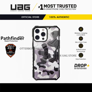 Uag IPhone 16 Pro Max / 16 Pro / 16 Plus / 16 Case 15 14 13 12 Cover Pathfinder Camouflage Light ทนทาน Anti-fall เคสโทรศัพท์แม่เหล็ก