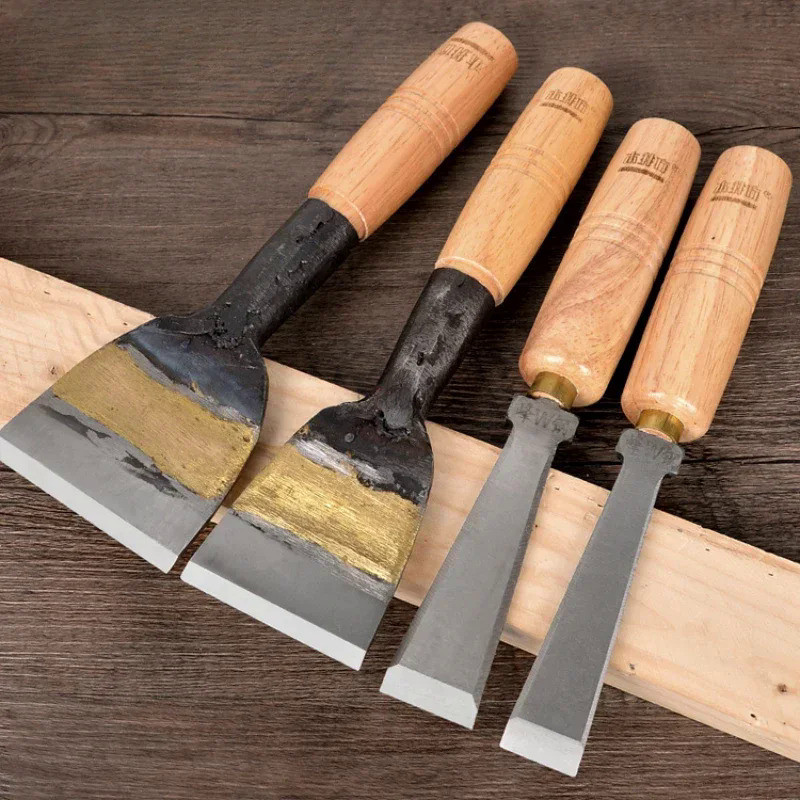 High Speed Steel Fishtail Chisel Professional Wood Carving Chisels for Basic Wood Cut DIY Tools Deta