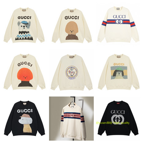 *** ร้อน *** สินค้าใหม่!2024 ฤดูใบไม้ร่วงฤดูหนาวชุดเสื้อยืดน้ําหนักสูงผ้าฝ้าย 100% ผ้าฝ้ายแท้พิมพ์เสื้อแขนยาวรอบคอ