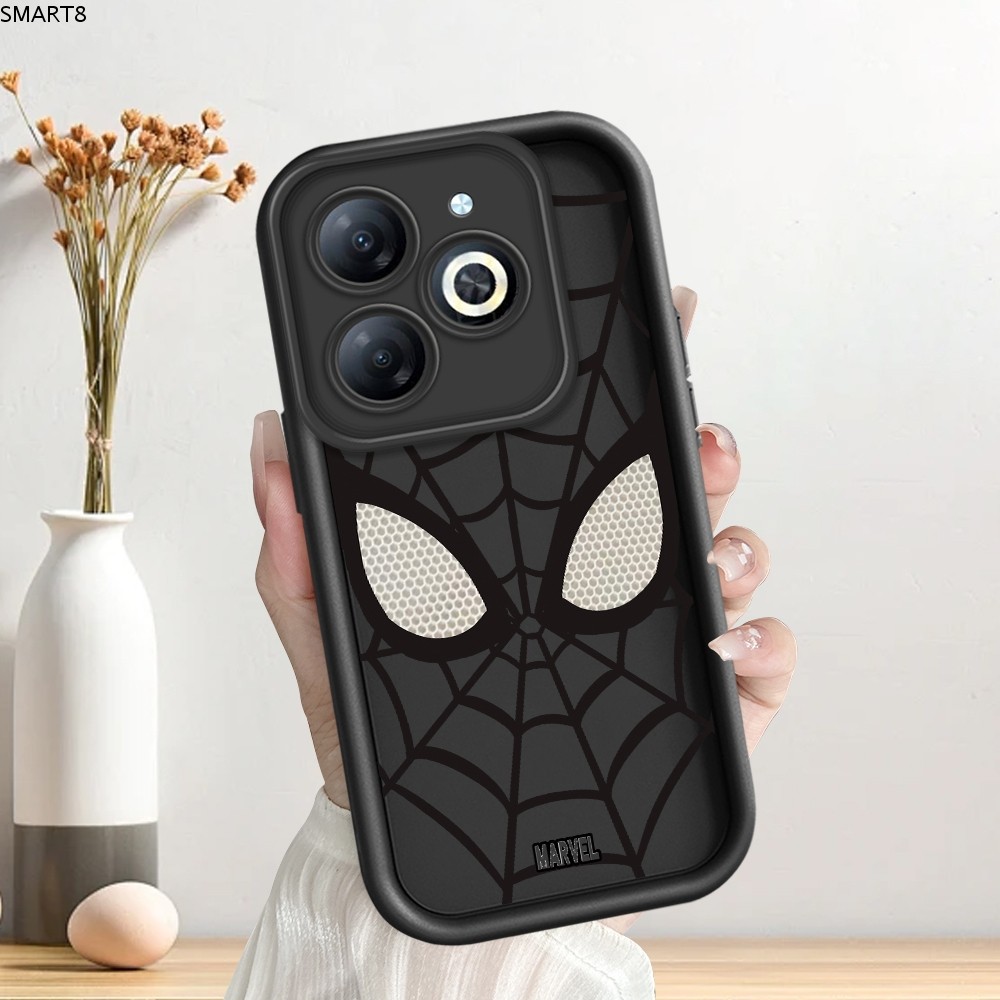 For Infinix Smart 8 เคสอินฟินิกซ์ เคส JGS New Original Design Soft Liquid Silicone Camera Protection Phone Case Cover
