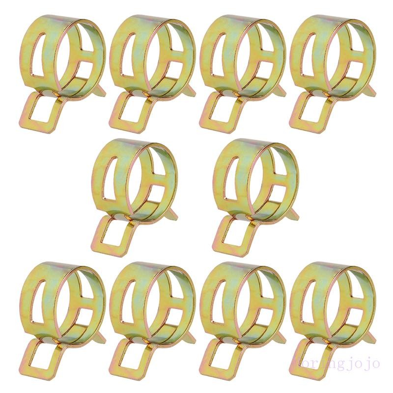 Jojo 10 ชิ้น 5-22 มิลลิเมตรฤดูใบไม้ผลิคลิปสายน้ํามันเชื้อเพลิงท่อน้ํา Clamps Fastener