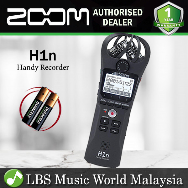 Zoom H1n Portable Digital Handy Recorder พร้อมไมโครโฟน (H 1n)