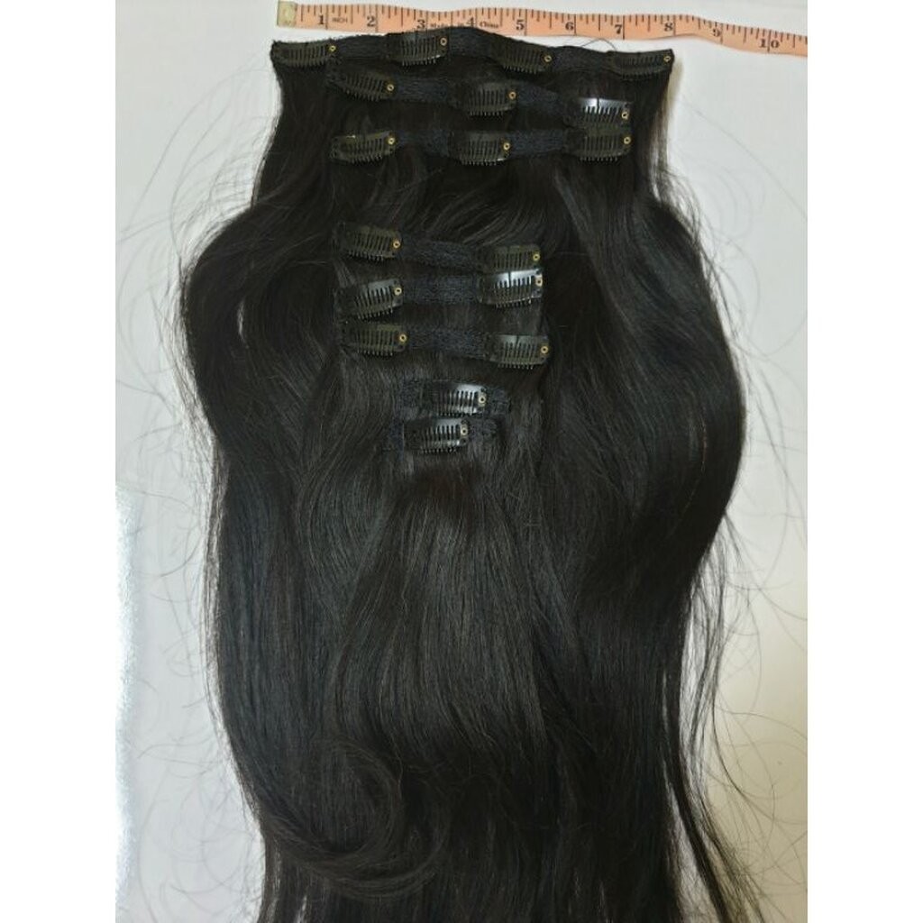 แฮร์พีชผมแท้ 100% ต่อผมยาว เพิ่มผมหนา เซ็ท 8ชิ้น ผมยาว 20นิ้ว ย้อมสีได้ ส่งเร็ว