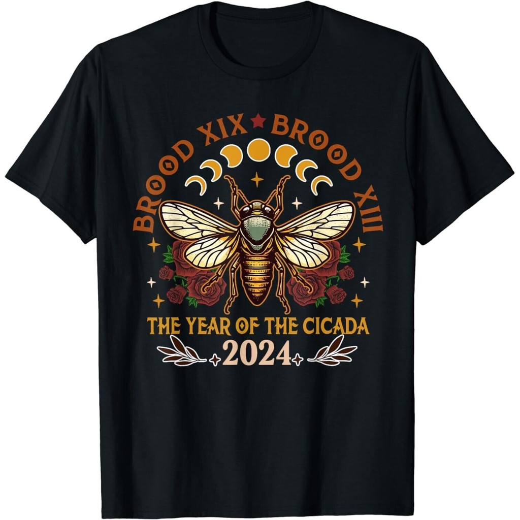 Cicada Lover Brood Xix Brood Xiii Year Of The Cicada 2024 เสื้อยืด