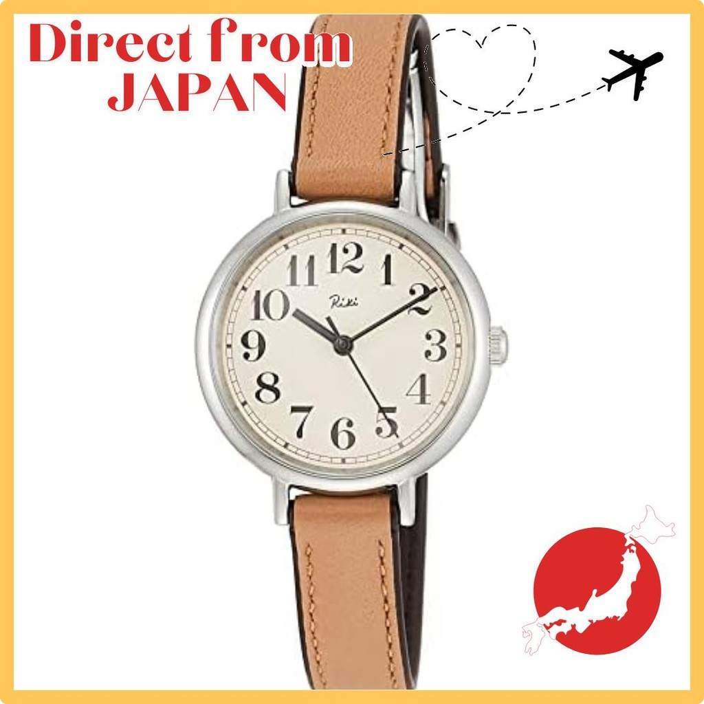 【Direct from Japan】[นาฬิกา Seiko] นาฬิกาข้อมือผู้หญิง Riki Traditional Color AKQK461 สีเบจ (Chestnut