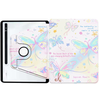 Samsung Galaxy TAB case S6 lite A8 S7/S8 S7/S8+ S10+เคสหมุน องศาหมุน วัสดุอะคริลิ เคส Galaxy ด้านหลัง 720 องศาการหมุนใด