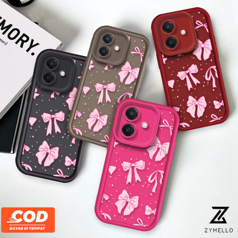 เคสโทรศัพท์ VIVO V40 Y03 Y28 Y17S V30 5G V29 V40 Pro V29E เคสโทรศัพท์มือถือ TPU กันกระแทกโบว์แบบเต็มหน้าจอ