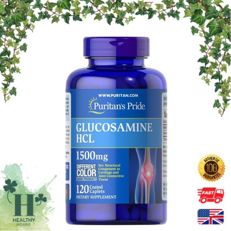 พร้อมส่ง Puritan's Pride Glucosamine Sulfate 1500 mg 60 Capsules