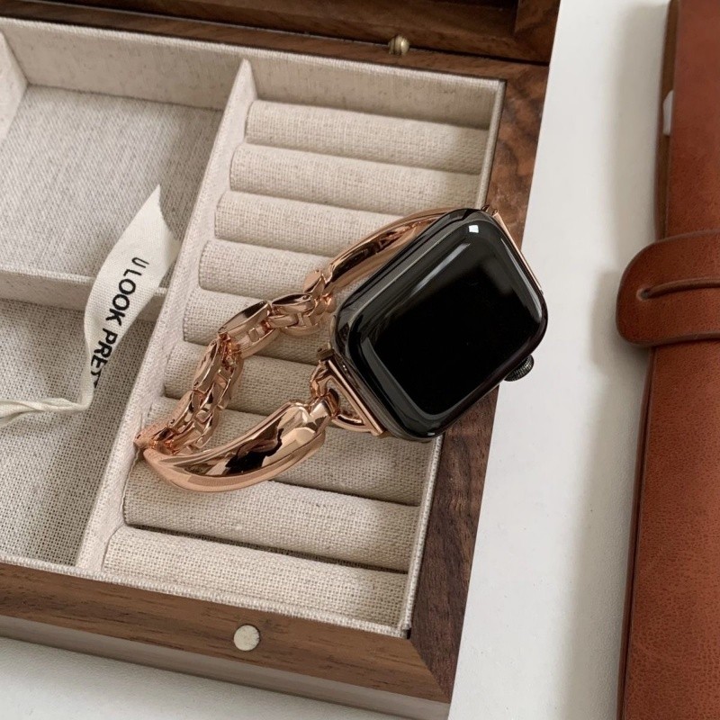 สายโลหะสแตนเลสแฟชั่น สําหรับ Apple Watch รูปที่ 6