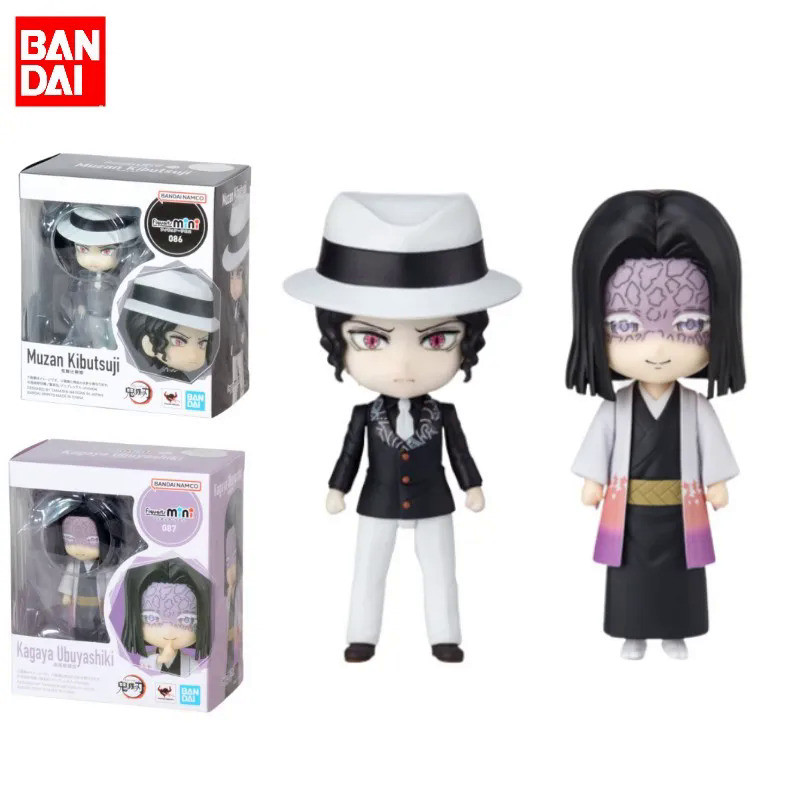 Bandai Demon Slayer Figure Figuarts mini Kibutsuji Muzan Ubuyashiki Kagaya Action Figure Toys For Ki