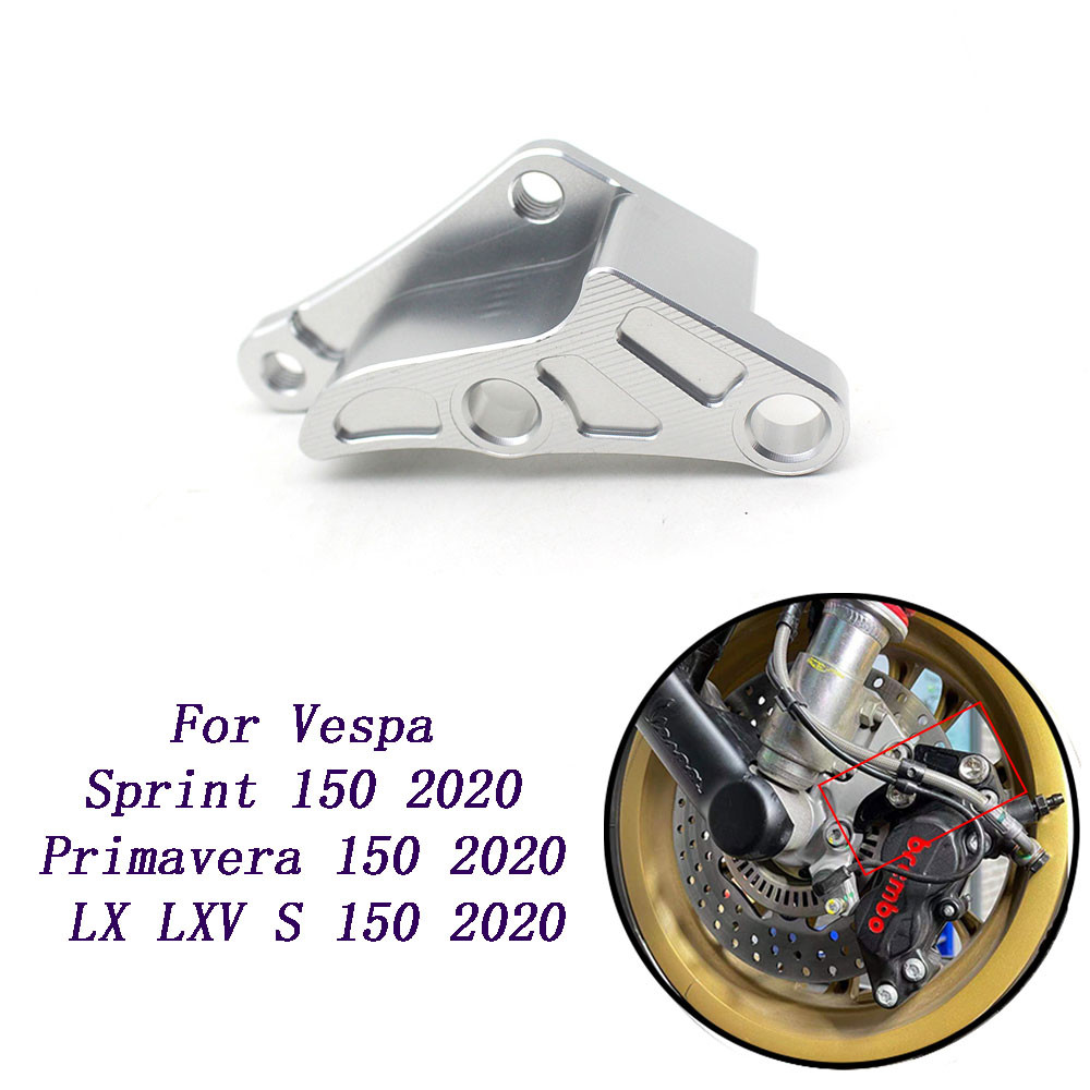 รถจักรยานยนต์ 40 มม.วงเล็บ Caliper รถจักรยานยนต์โรเตอร์อะแดปเตอร์รหัสเบรค Fit สําหรับ Vespa Sprint Primavera LXV S 150 2020