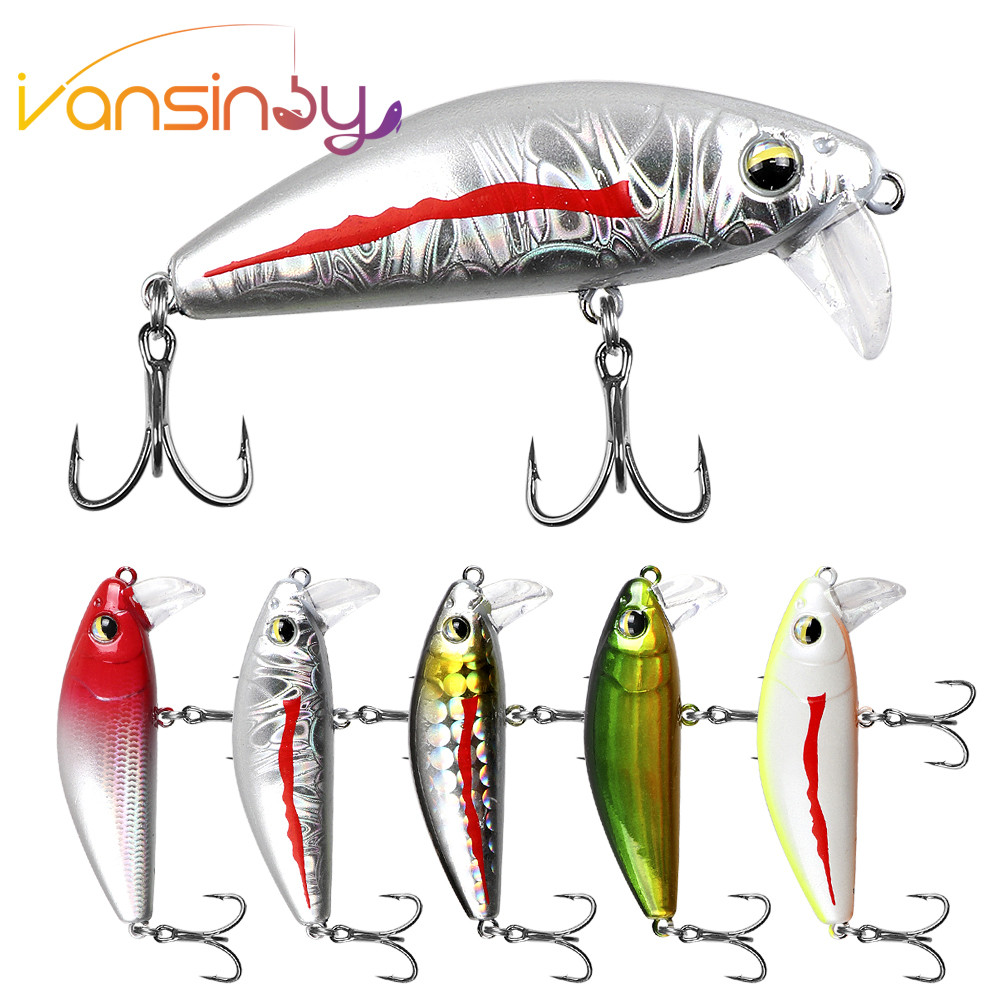 เหยื่อตกปลา 5.5g/8g/12g Sinking Minnow Fishing Lure Water Long Throw Lure Hard Bait Minnow