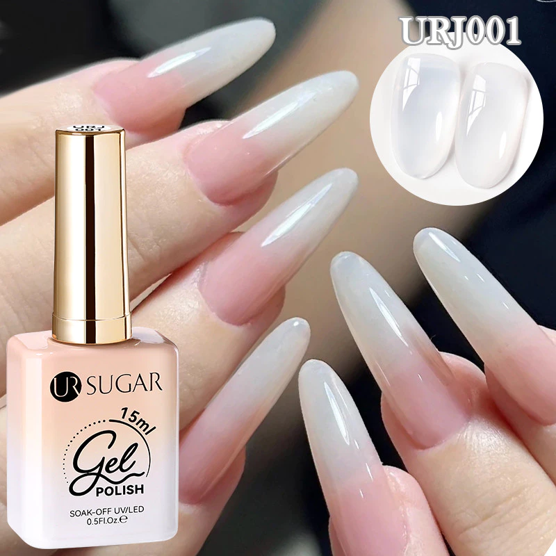 【Local】UR SUGAR เจลทาเล็บใส 15ml เจลเล็บกึ่งถาวร UV ใช้ตกแต่งเล็บ แช่เอาออกได้