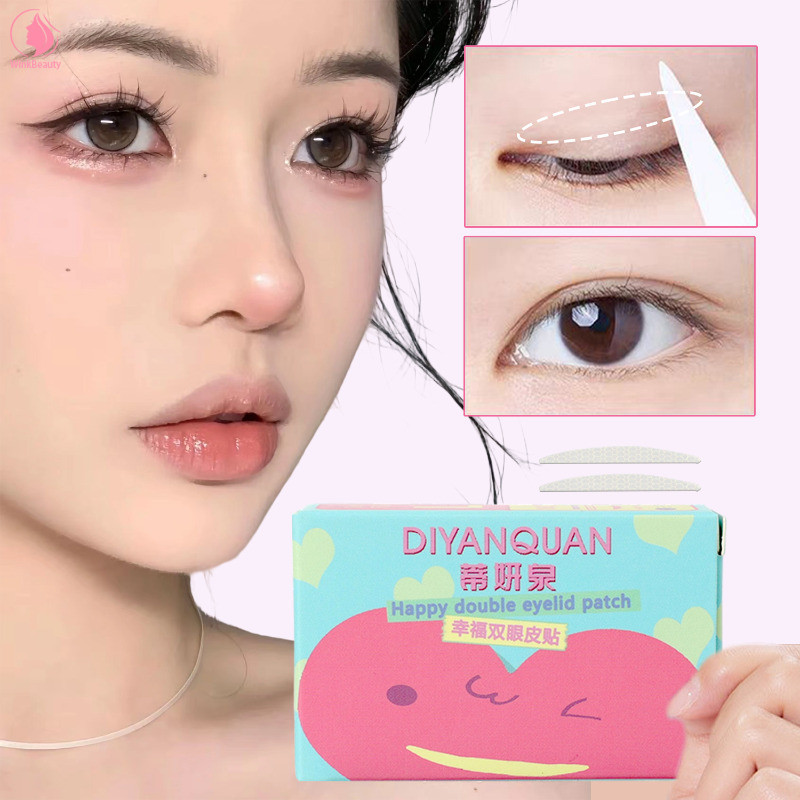 [BZ] Di Yanquan Double Eyelid Stickers - 24H ถือกาวเกรดทางการแพทย์, แผ่นเคลือบ 180 แบบใช้แล้วทิ้งพร้
