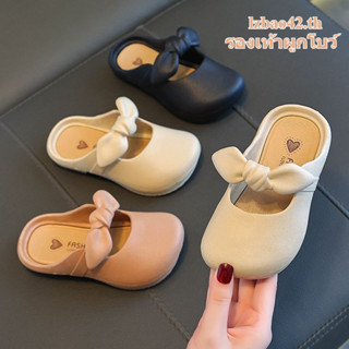 รองเท้าเด็กน่ารัก โบว์บัลเล่ต์ รองเท้าแตะพื้นนุ่ม สาว Outwea…