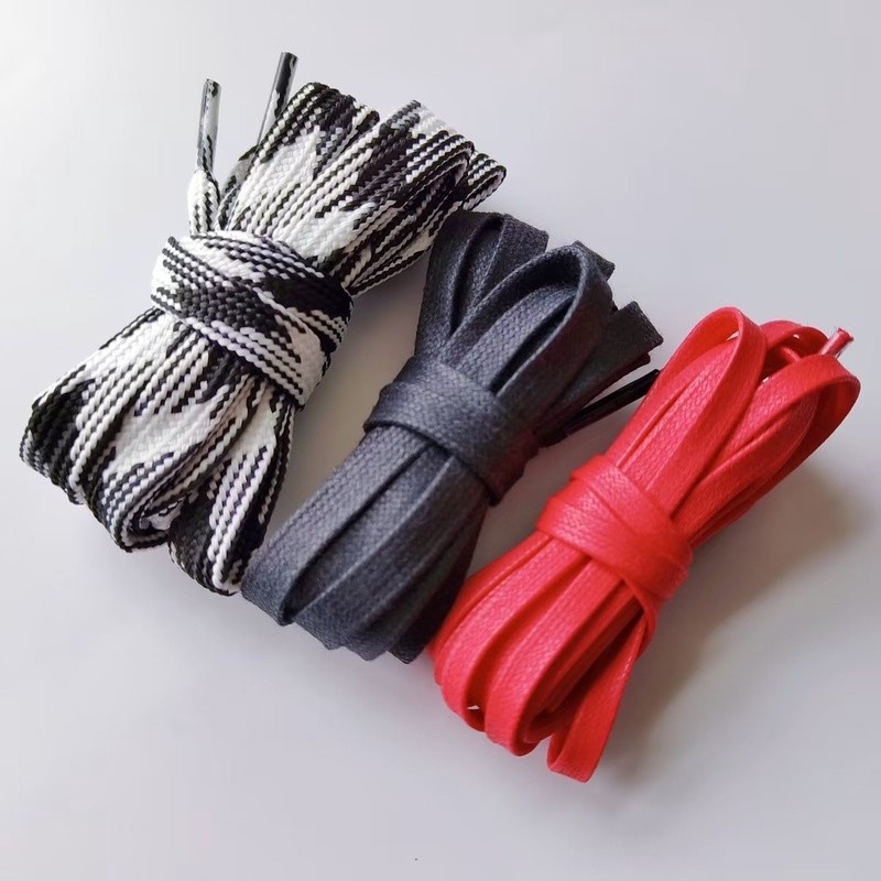 [สีหลัก] เหมาะสําหรับ TS Co-Branded Low Black Samurai Barb 4.0 Black Red Waxing Oil Wax Shoelaces