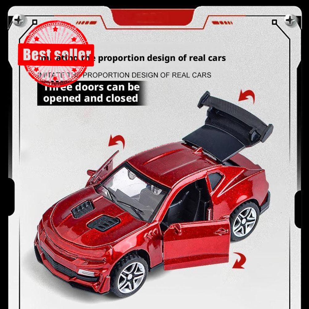 สุ่มรถโลหะผสมรุ่นของเล่นอุณหภูมิเปลี่ยนสีจําลองสกู๊ตเตอร์ชุดโลหะผสม 1:64 Boy Y4i8