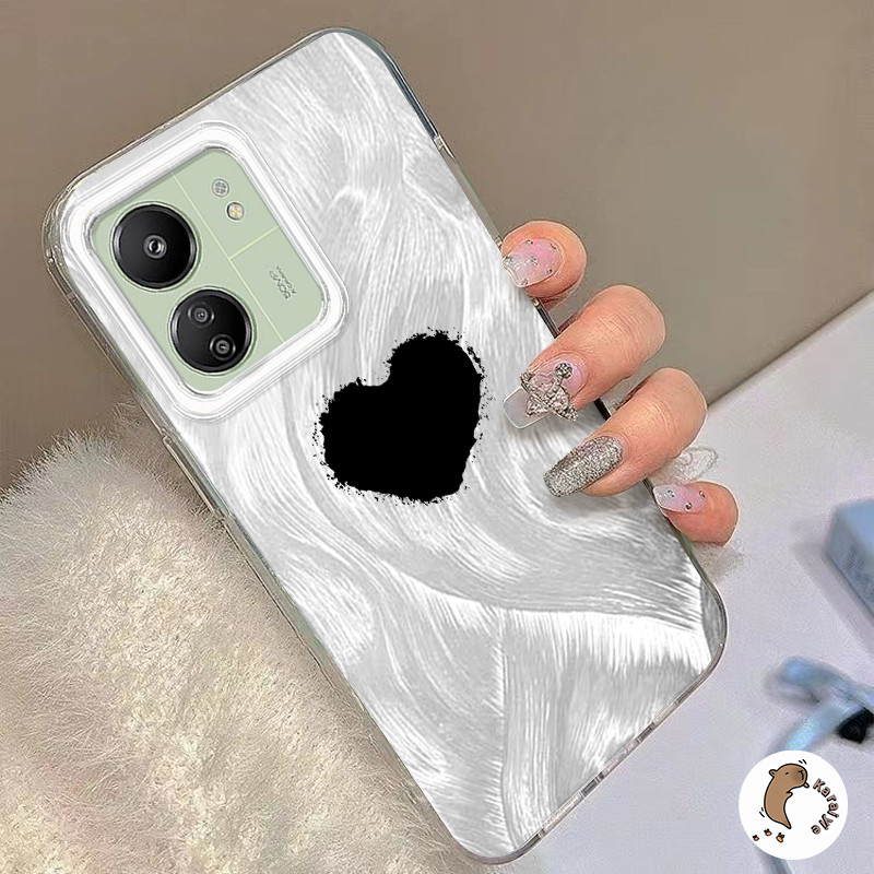 OPPO กรณีสีดํารักเหมาะสําหรับ OPPO A18 A38 A78 A58 A17 A17k A16 A5s A12 A3S A54 A77s A57 A52 A53 A54