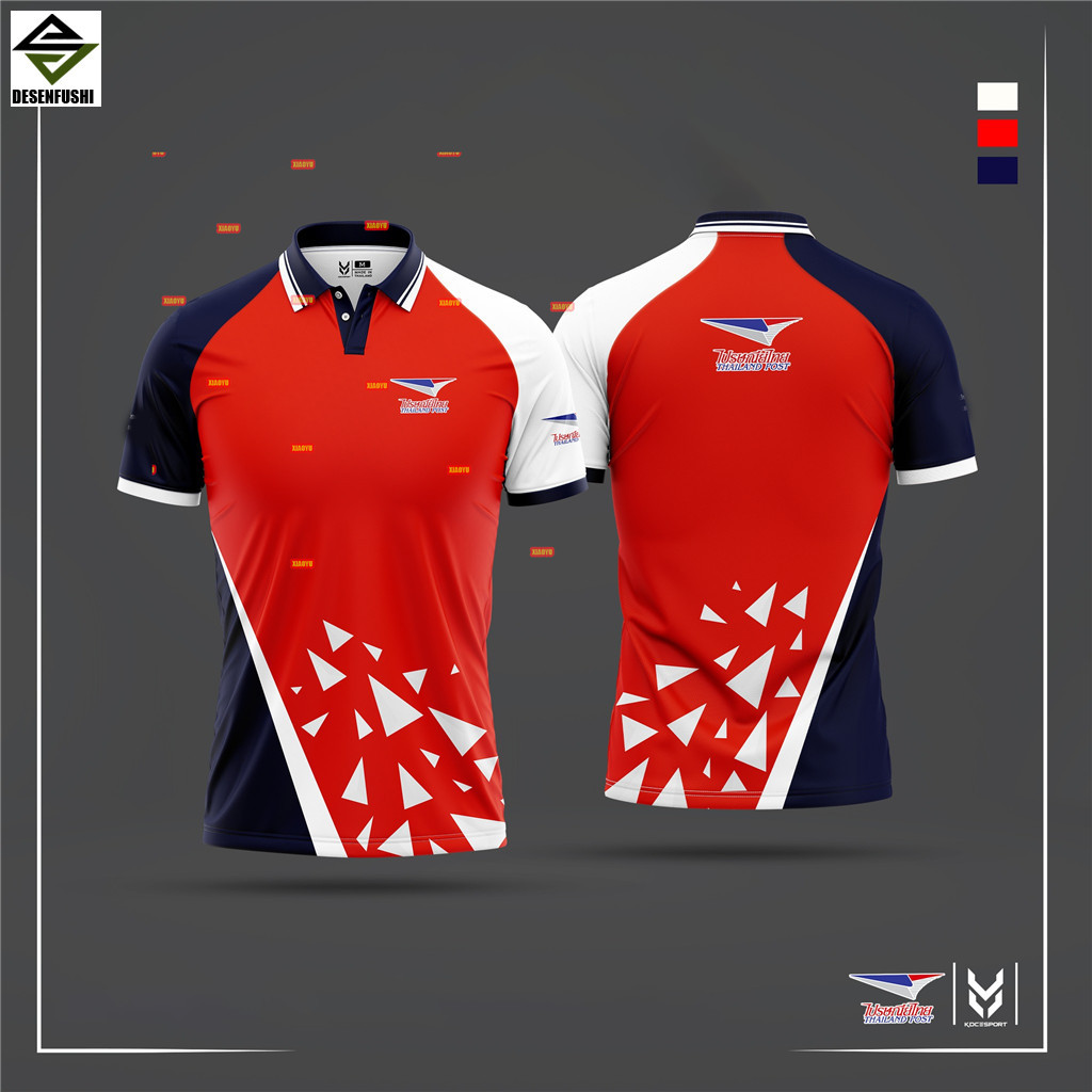 เสื้อโปโลไปรษณีย์ไทย ผ้าคุณภาพดีนุ่มสบาย เหมาะสำหรับพนักงานไปรษณีย์และขนส่ง