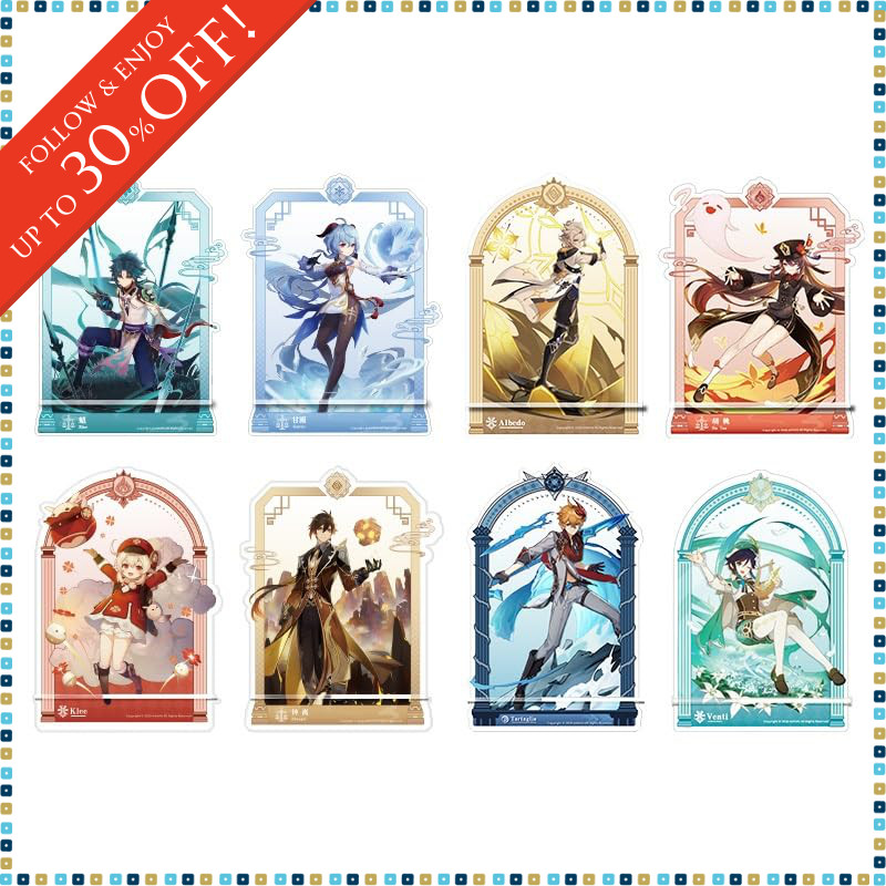 Genshin Impact Acrylic Smartphone Stand - Spark Knight Klee | Official Character Illustration