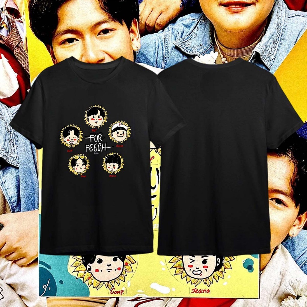 PURPEECH เสื้อยืดผ้าฝ้าย 100% นุ่มสบาย สำหรับทั้งชายและหญิง
