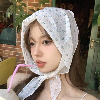 GlitzSiam🌸ผ้าคาดผมสีสดใส🌸ที่คาดผมถักลายดอกไม้เครื่องประดับ ส่งฟรีCOD เครื่องประดับผมสไตล์เกาหลี