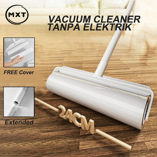 Large lint roller for carpet flooring, 24 cm super sticky roller, handle 124 cm, for carpets, sofas, floors, clothes