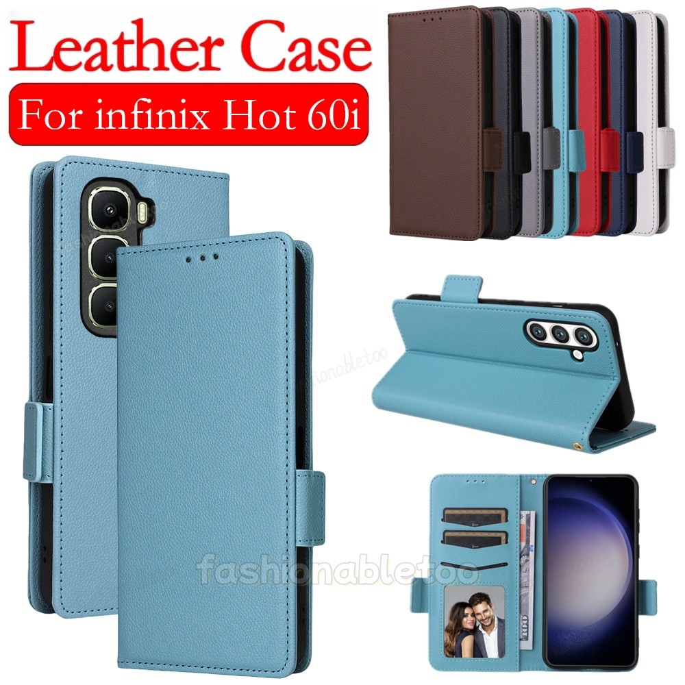 สําหรับ infinix Hot 60 pro + Flip หนังเคสโทรศัพท์สําหรับ infinix Hot 60 i 60i 60proplus Hot60 i Hot6