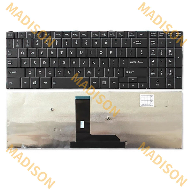 แป้นพิมพ์แล็ปท็อปทดแทนใหม่ 95% สำหรับ Toshiba C50-B C50D-B C55D-B A-B B25 B35 R35 m B25 11MB B35 m B