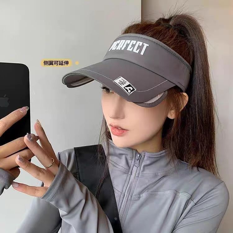 运动空顶帽女夏季跑步速紫干防外线太阳帽外阳帽遮阳帽男Sports Sky Top ครีมกันแดดหมวกสําหรับผู้หญิงฤดูร้อนวิ่งความเร็วแห้งป้องกั20