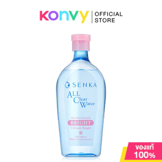 Senka All Clear Water เซนกะ ผลิตภัณฑ์ทำความสะอาดเครื่องสำอาง 400ml (Milky Water/Fresh/Bright/Acne Care)